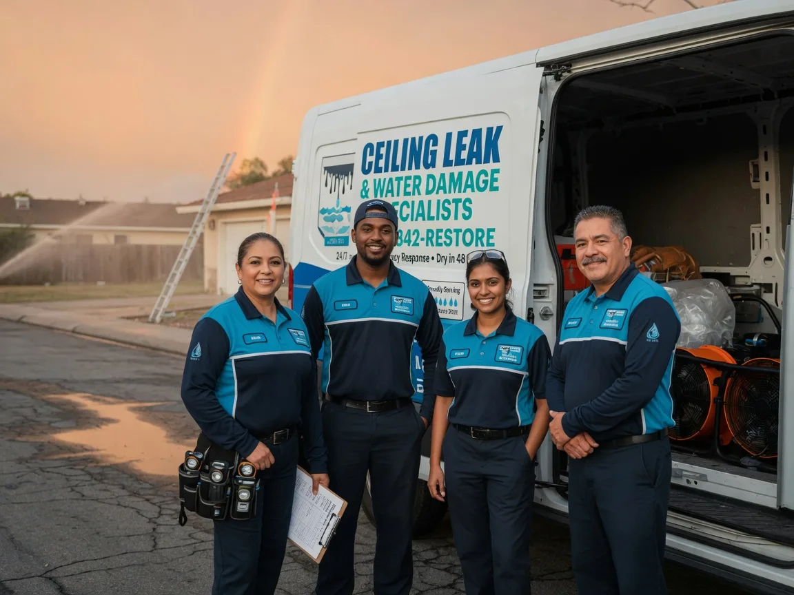 Ceiling Leak Cleanup company in Rancho Cordova, CA